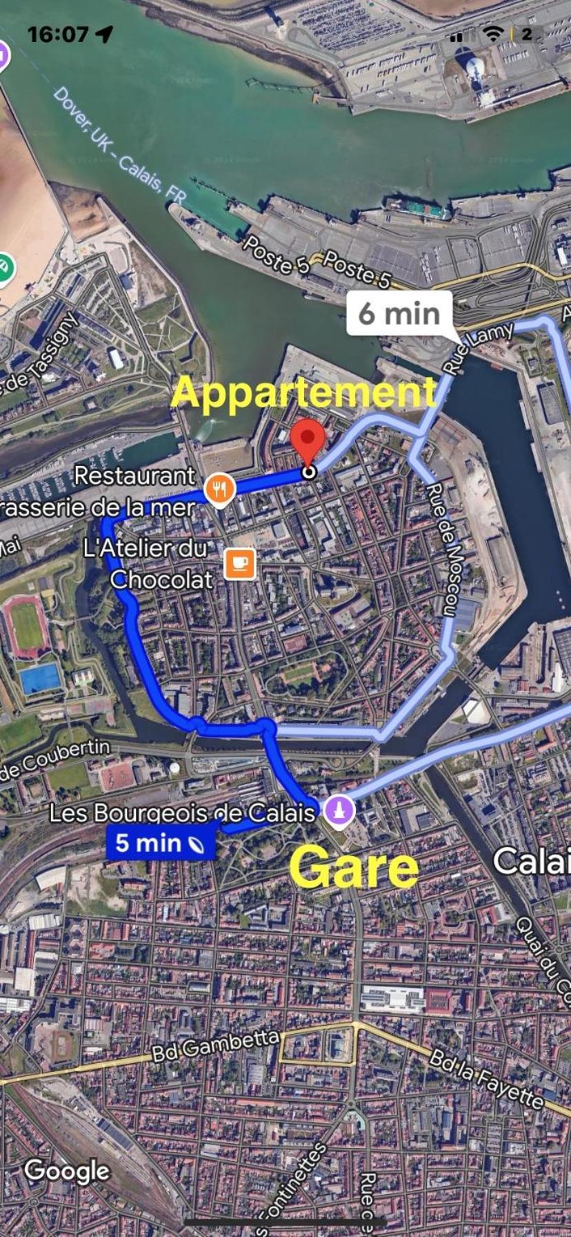 Appartamento Le Logis De La Marina Calais Esterno foto